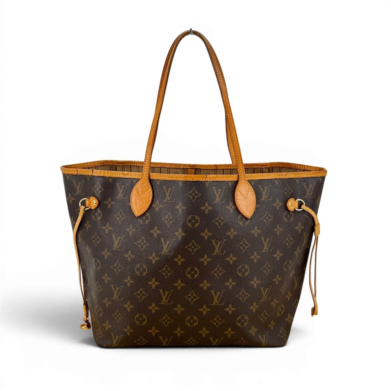 LOUIS VUITTON Neverfull MM Monogram Canvas Brown Women Shoulder Tote Bag M40156