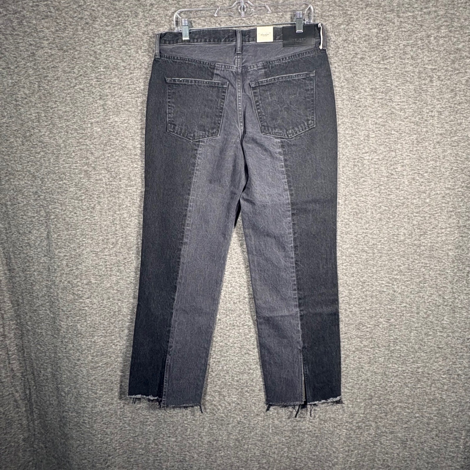 Moussy Vintage MV Hearthstone Straight Black Two Tone Jeans 540HSC11-5250 Sz 29