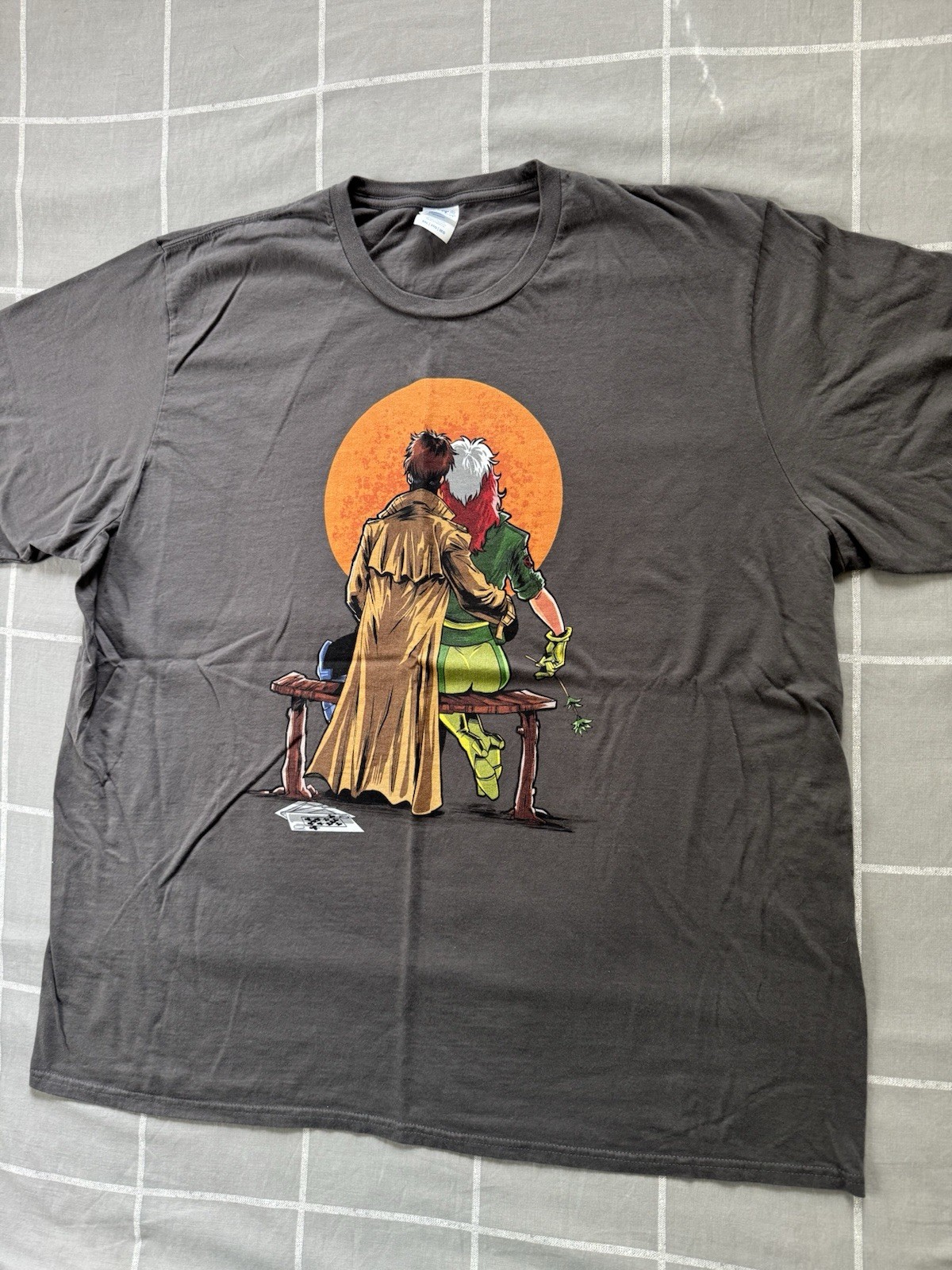 Marvel X-Men Gambit & Rogue Men’s Graphic Tee Size 3XL Vintage 90s Comics Style
