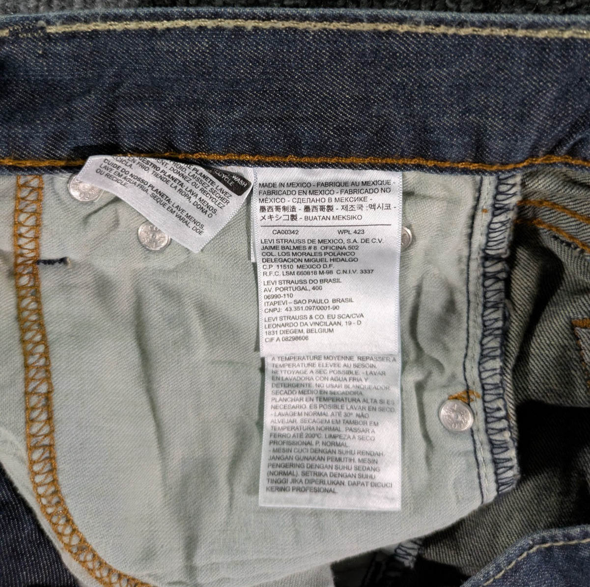 Levis 527 Slim Bootcut Jeans Mens 29×30 Medium Wash Blue Denim Low Rise Cowboy