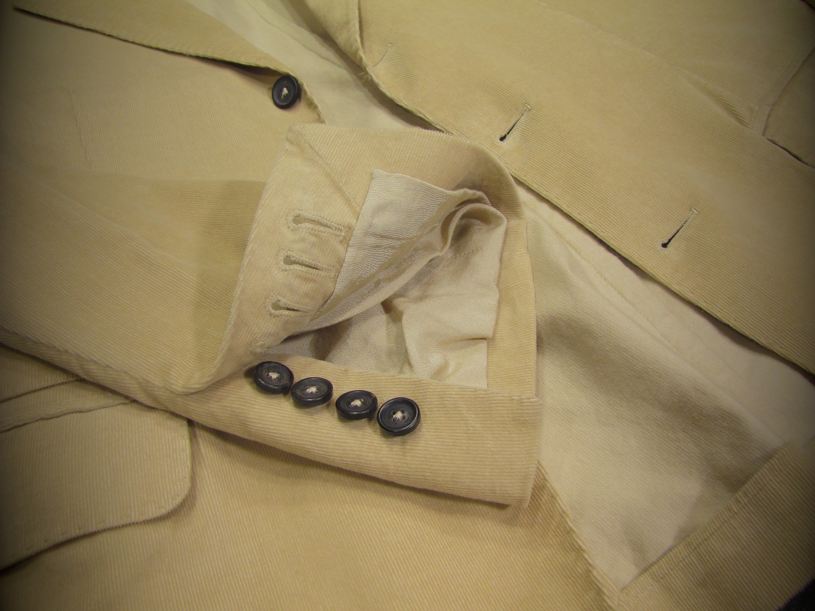 Massimo Alba corduroy sloop jacket 100% cotton desert tan men’s ALTERED 40 / 38