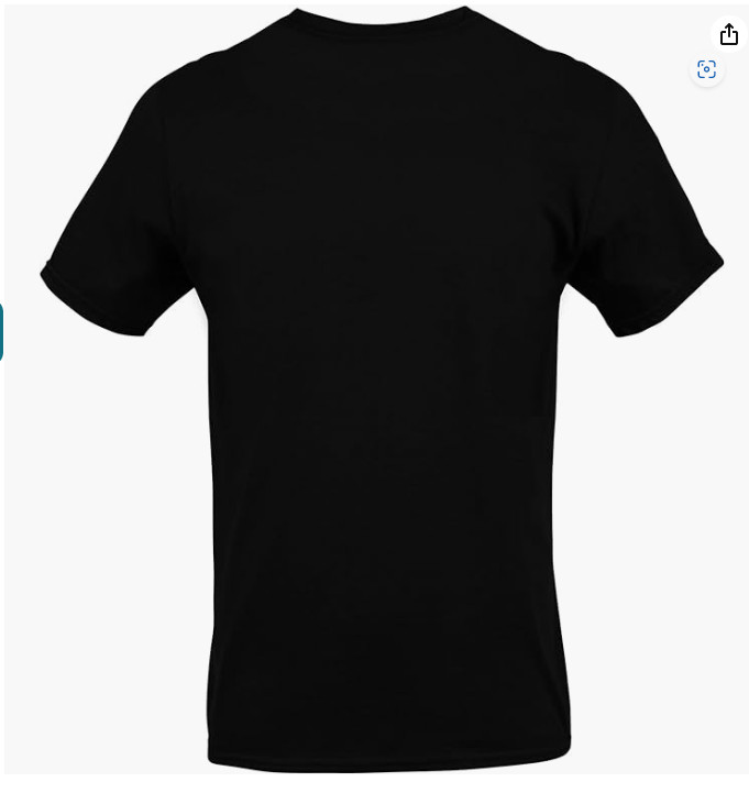 Gildan Men’s Crew T-Shirts, Multipack, Style G1100, Black 100% Cotton Size X-L