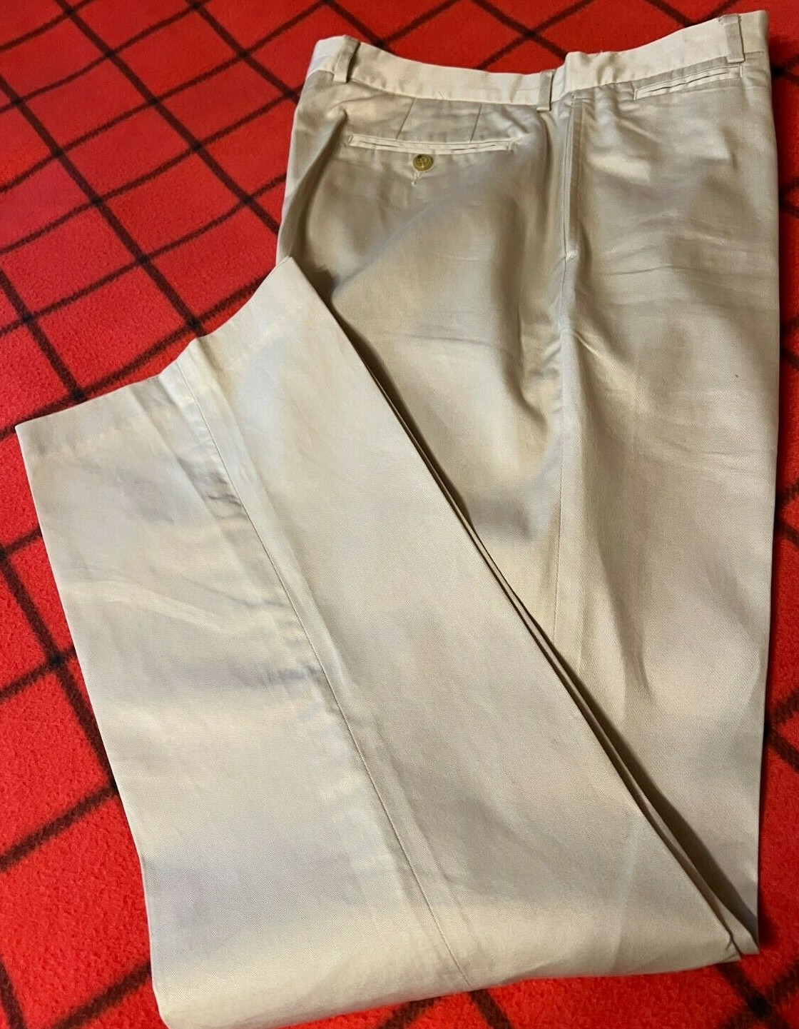 JOSEPH ABBOUD MEN’S 36/37 X 34.5 QUALITY KHAKIS/CHINOS CASUAL PANTS #G200