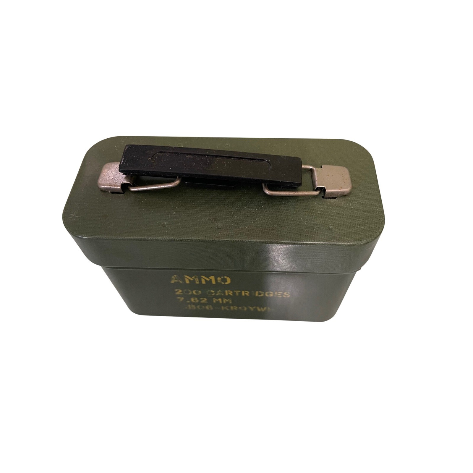Cabelas 4 inch Ammo Can 200 Cartridges 762 MM Metal Storage Box With Handle