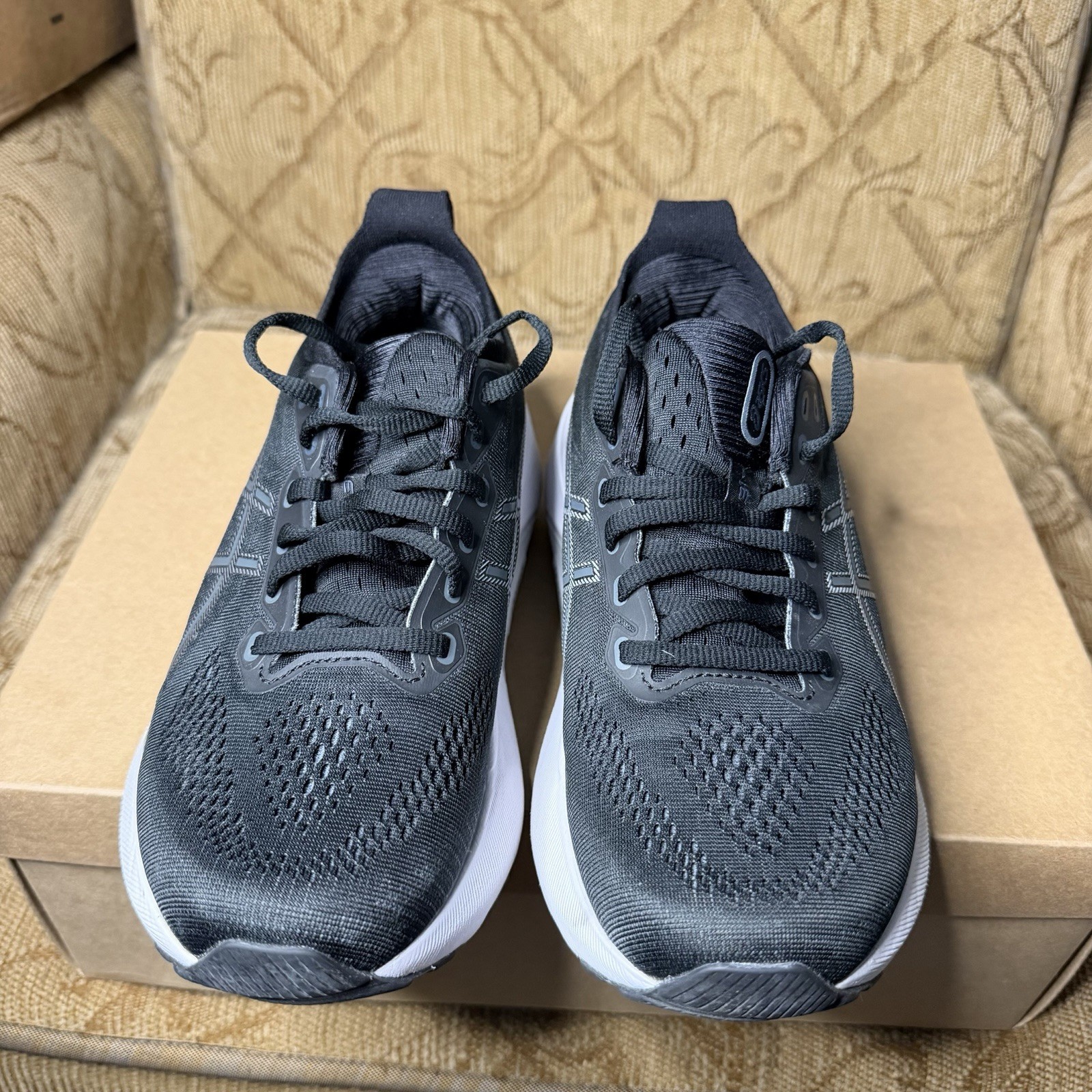 ASICS GEL-Kayano 31 Black Pure Silver Women’s Size 8 Running Shoes 1012B670