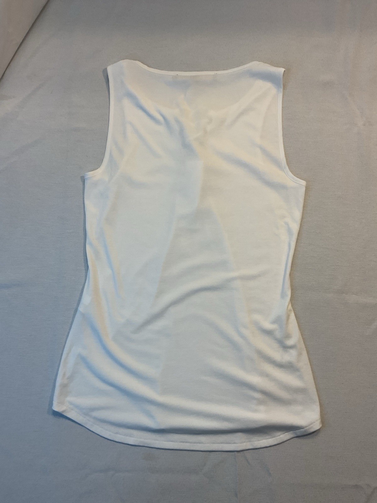 White House Black Market Women’s WhiteTie Staps Sleeveless Blose Top, Size XXS