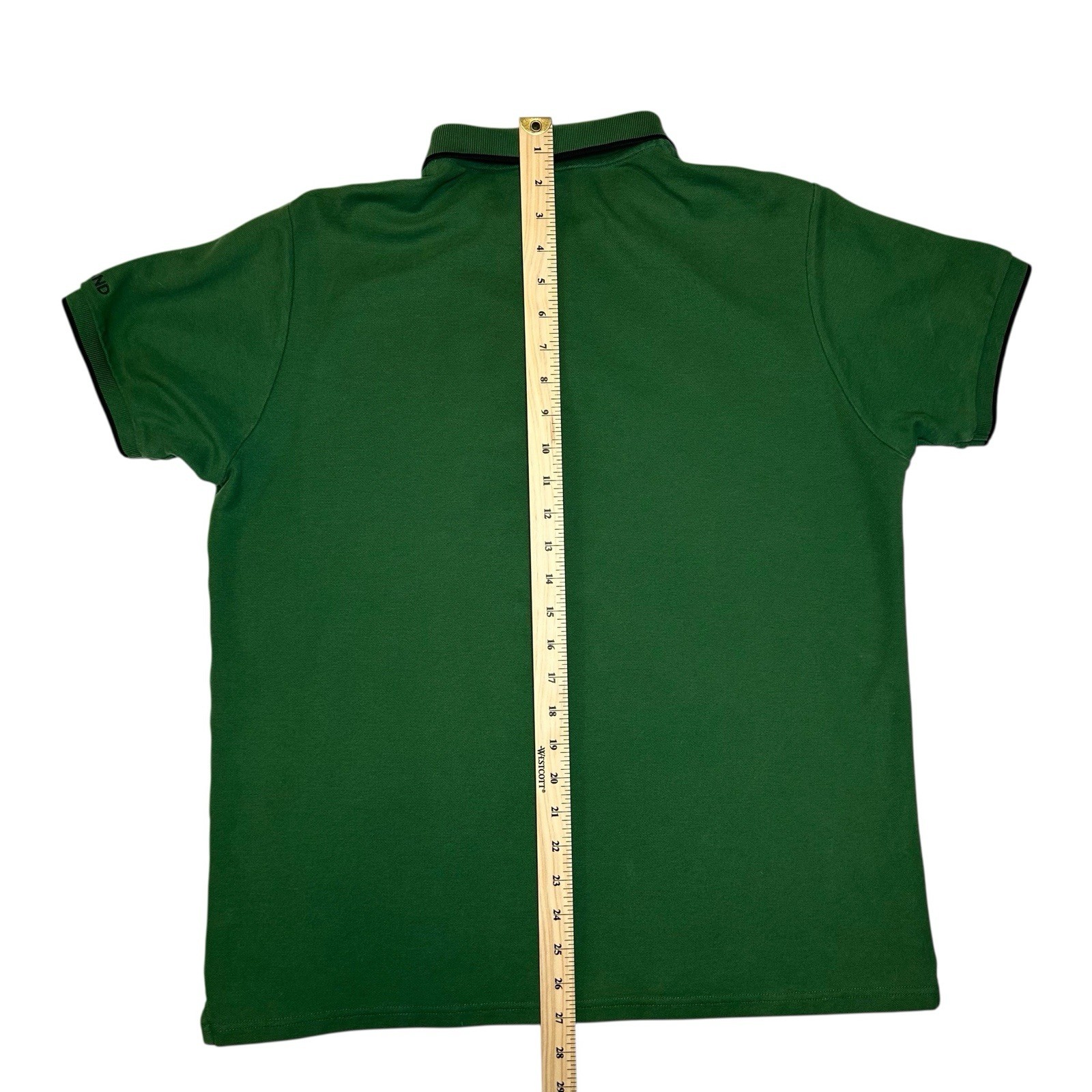 Kingsland Green Polo Men’s Size Medium With Black Trim