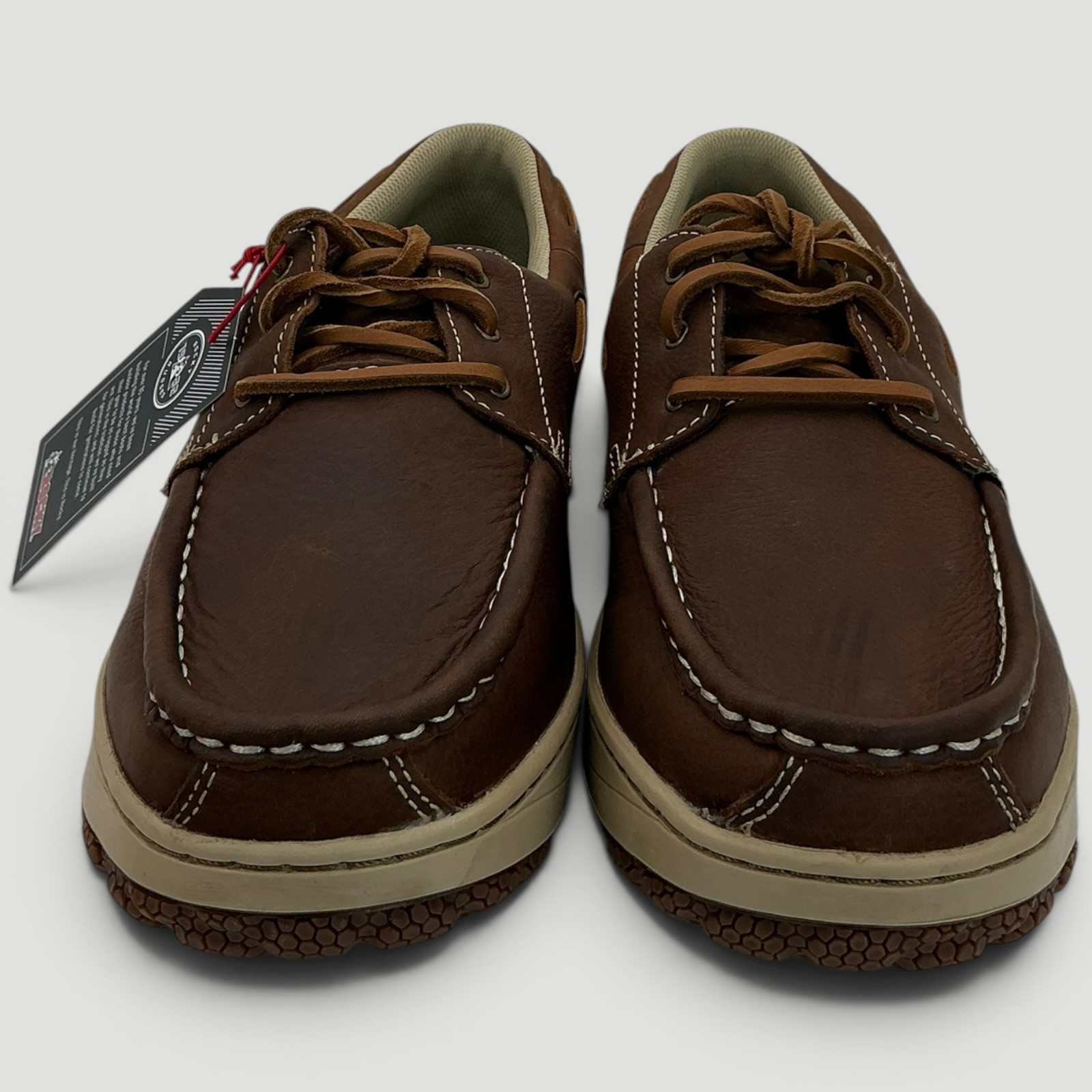 Rocky Dry-Strike SRX Men’s Size 11 Brown Leather Moc Toe Work Shoes NIB