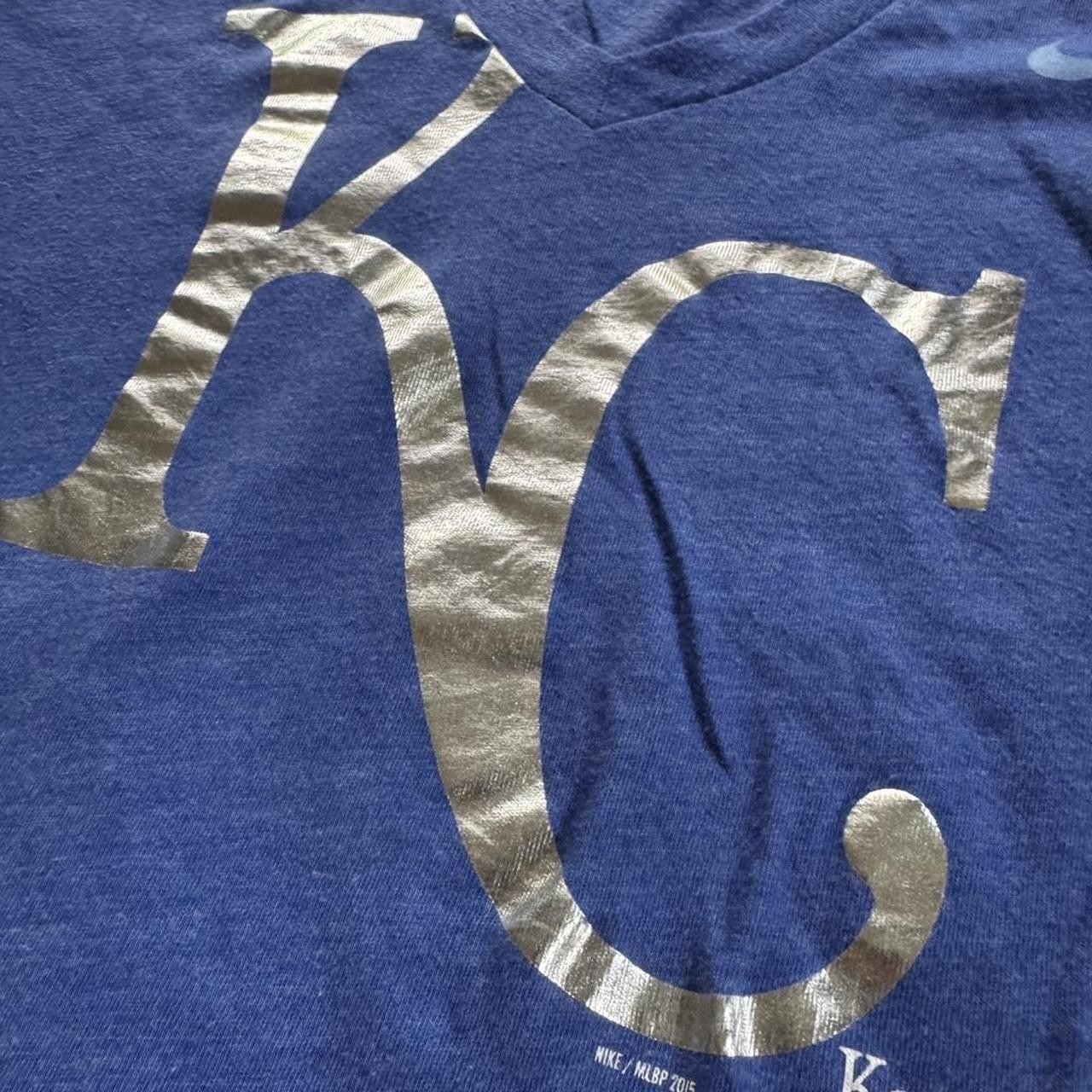 Nike retro Kansas City Royals Women’s Blue Tshirt