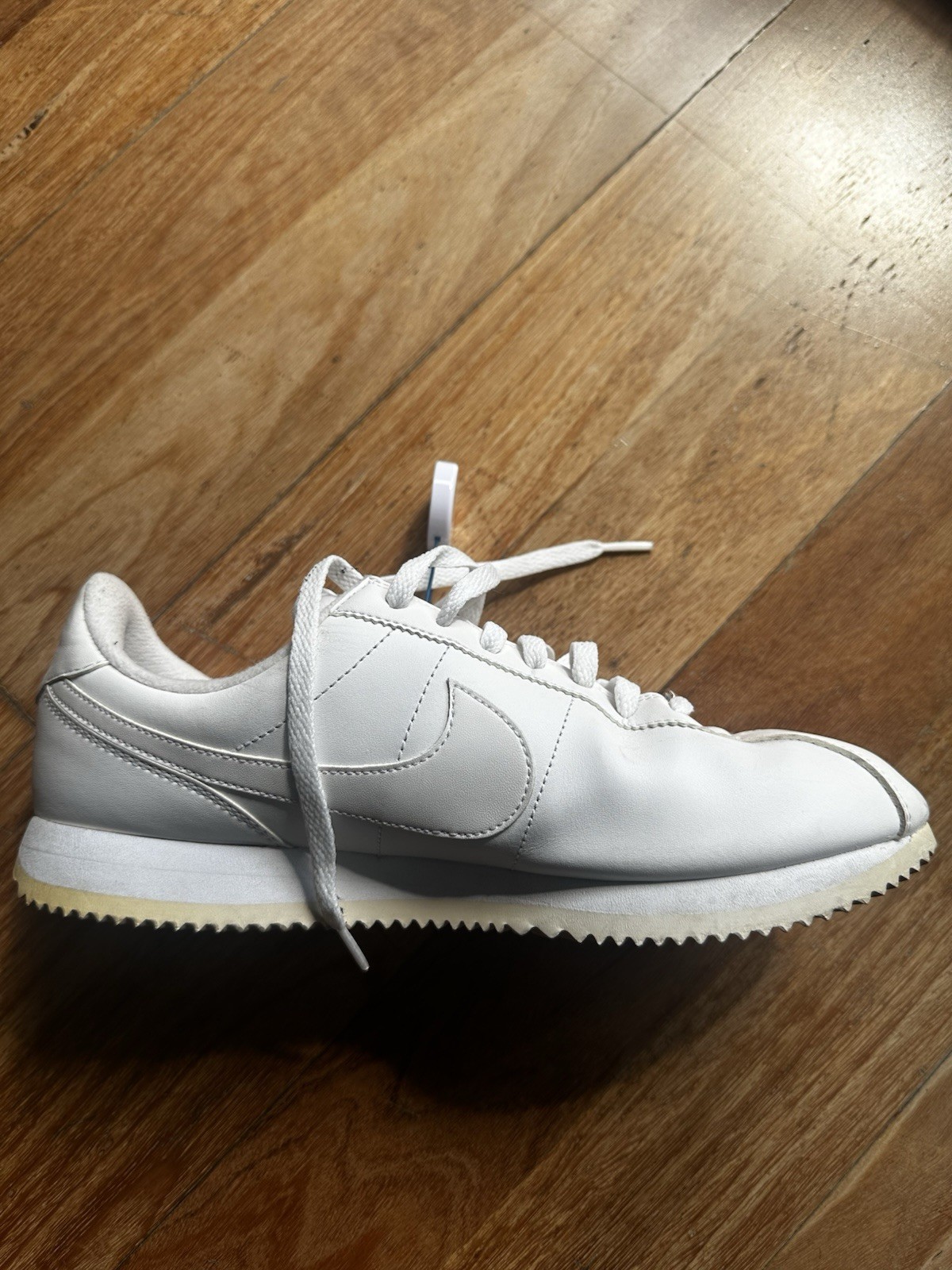 Nike Cortez Basic Leather – Triple White – Size US11.5