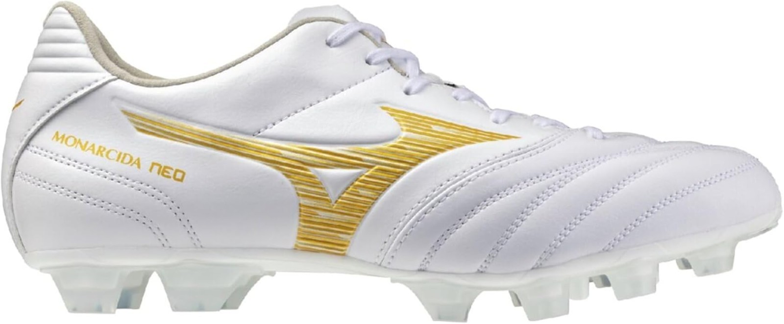 MIZUNO Soccer Cleats MONARCIDA NEO 3 SW Super Wide P1GA2624 White/Gold