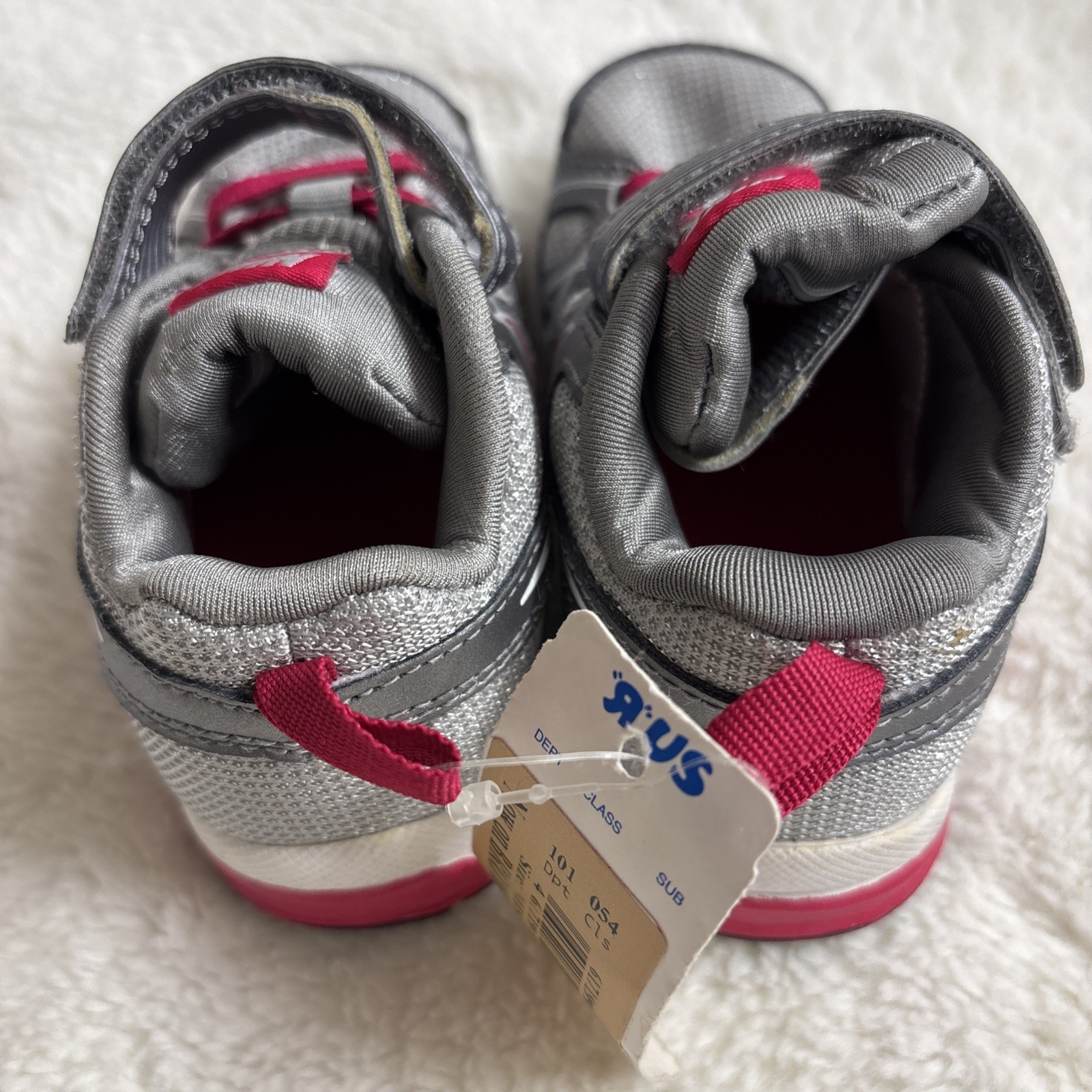 Nike Pink/Silver Synthetic Mesh Toddler Size 5C Nike T-Run 3 ALT RARE NWT