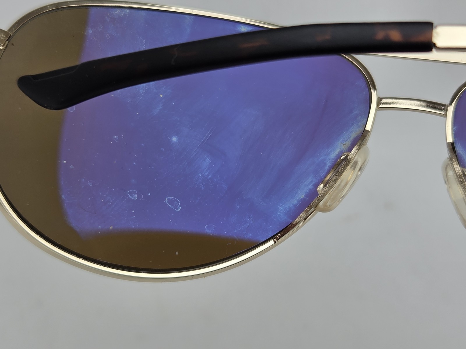 Smith Optics Serpico 2.0 Sunglasses Gold Frame ChromaPop Lens (Some Scratches)