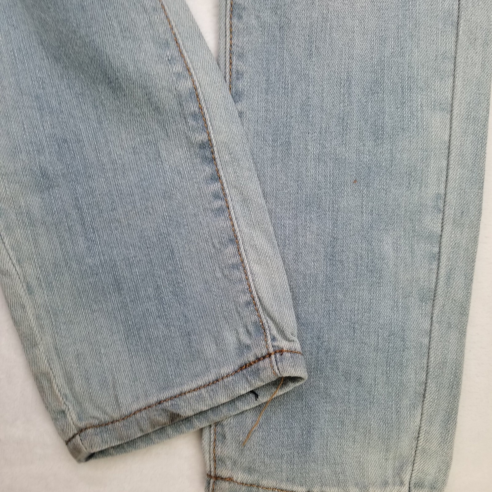 Machine Pour Neuf Mode Skinny Jeans Womens Size 31 Faded Wash Light Blue Classic