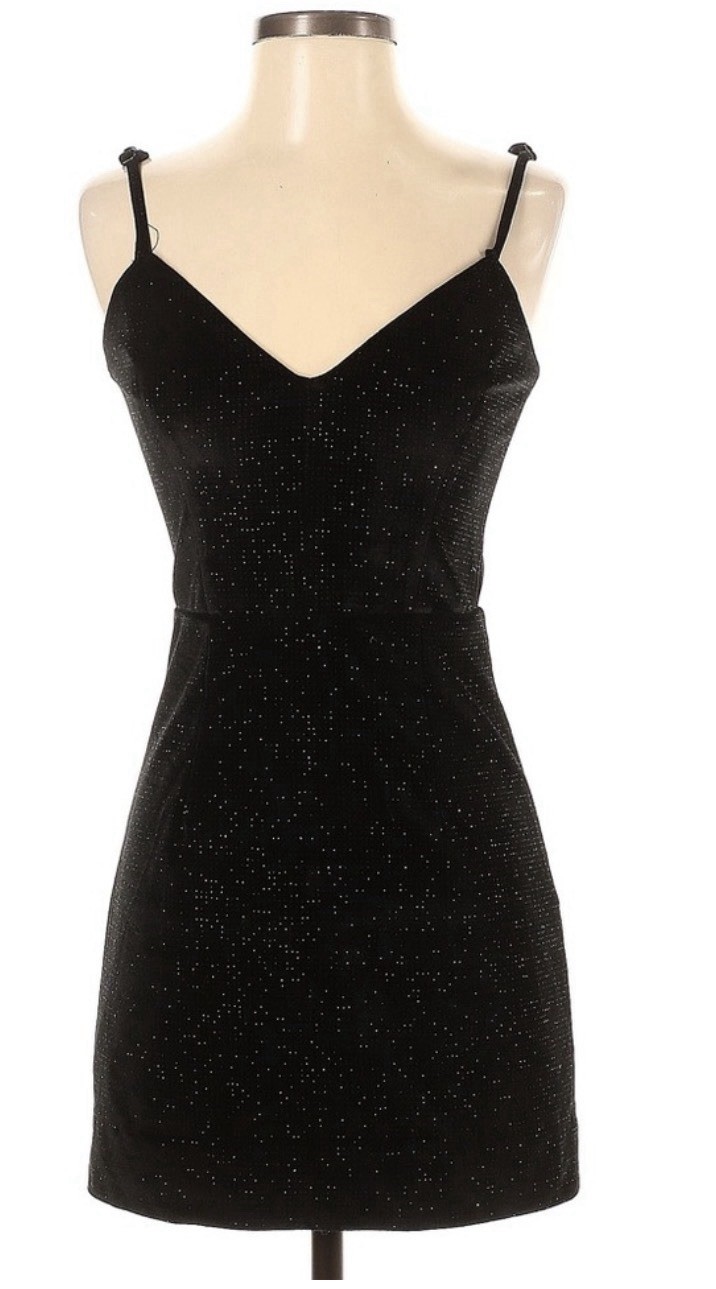 Cosmopolitan X Dress The Population Vida Dress Sz XL RUNS SMALL PTP 17.5”