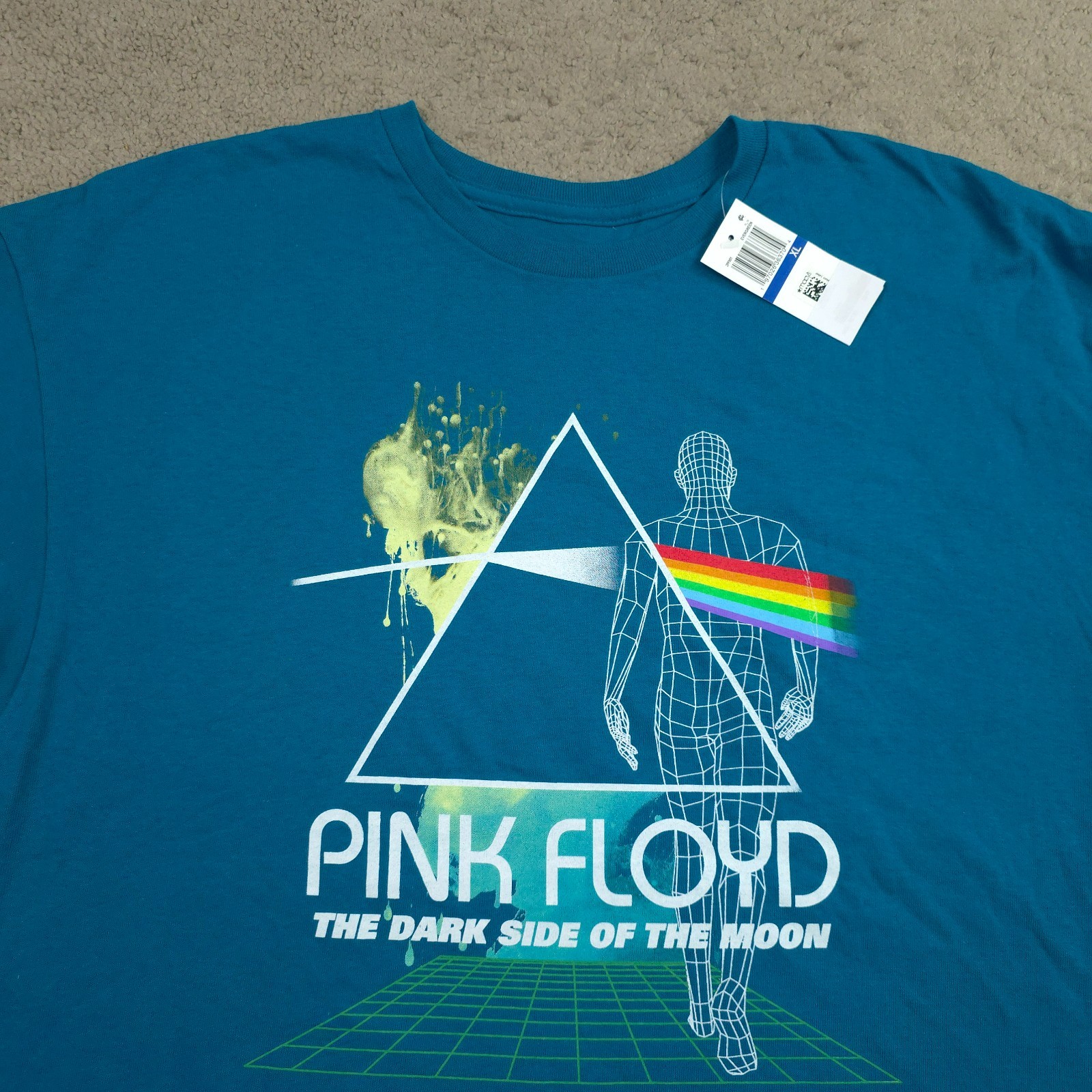 Pink Floyd Hybrid Men’s Short Sleeves T-shirt Evergreen XL