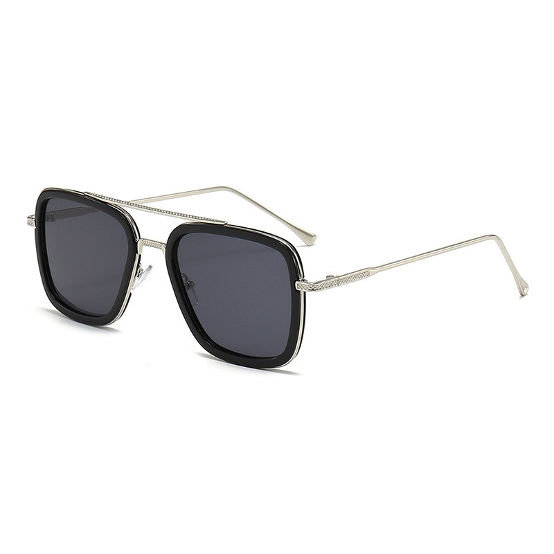 Fashion Square Sunglasses Mens Women Metal Retro Outdoor Sport Shade Glasses US