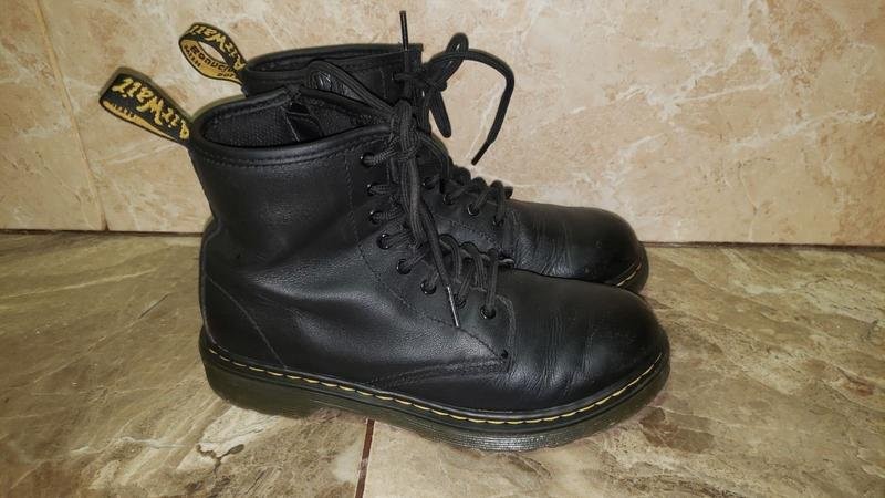 Women Dr. Martens Boots Black Leather 36 #3KFT