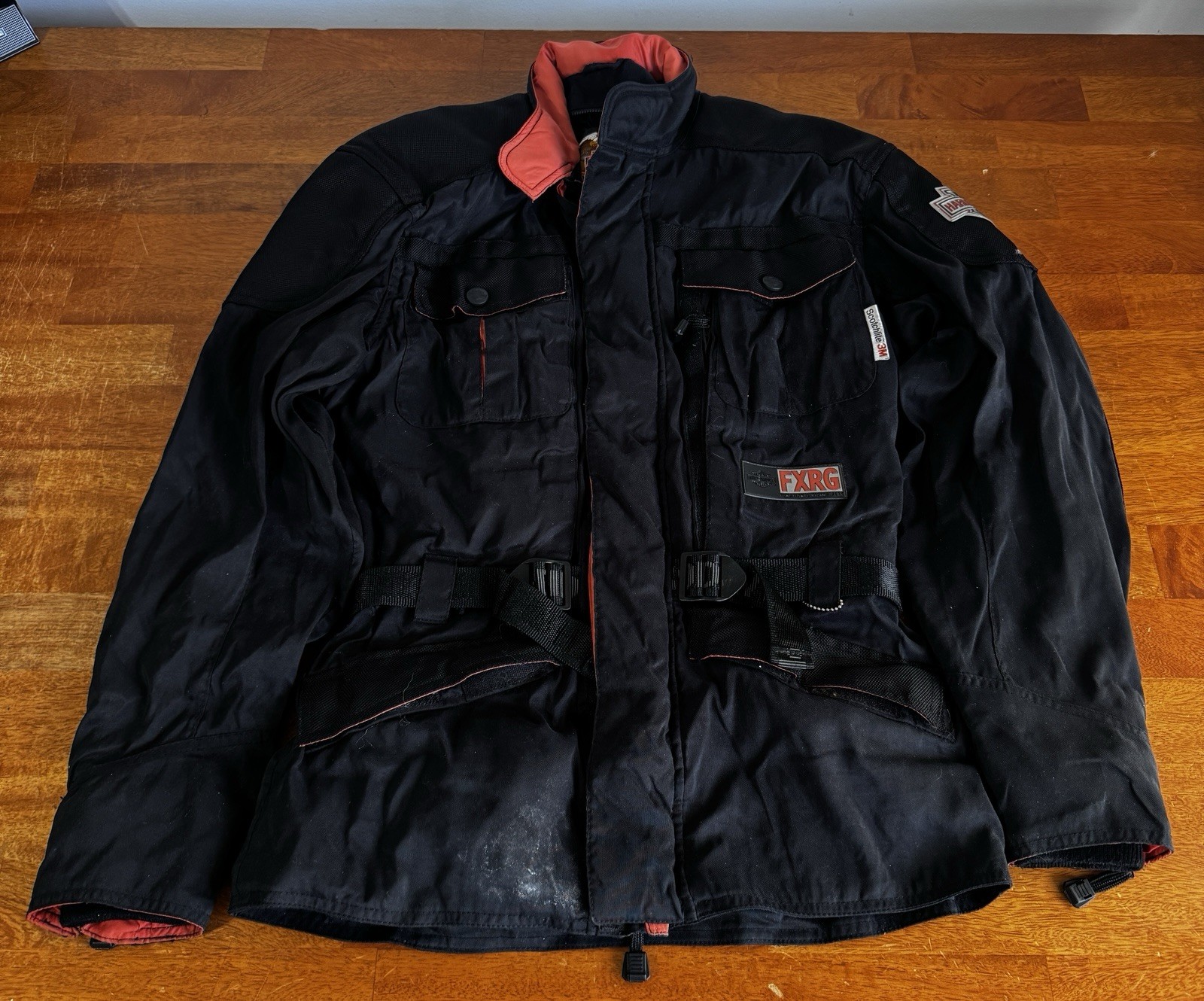 GENUINE -Harley-Davidson Mens FXRG Waterproof Textile Riding Jacket Size XXS