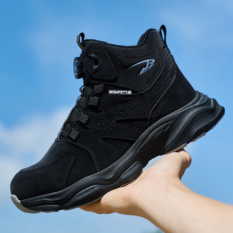 Mens Steel Toe Work Boots Safety Shoes Indestructible Sneakers Lightweight Shoes