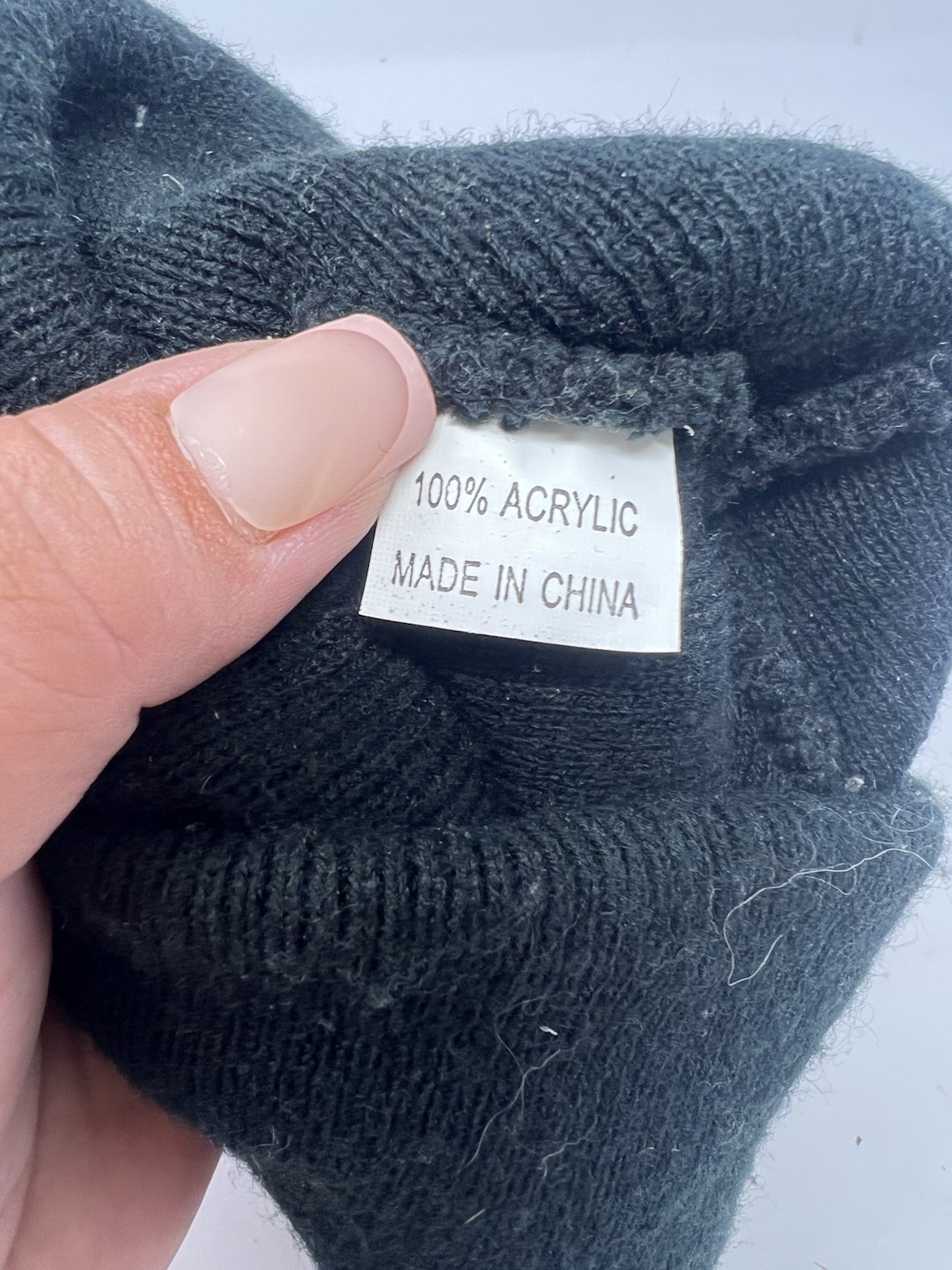 Rare Run DMC Beanie Hat Cap Black Base Multi Color Embroidery