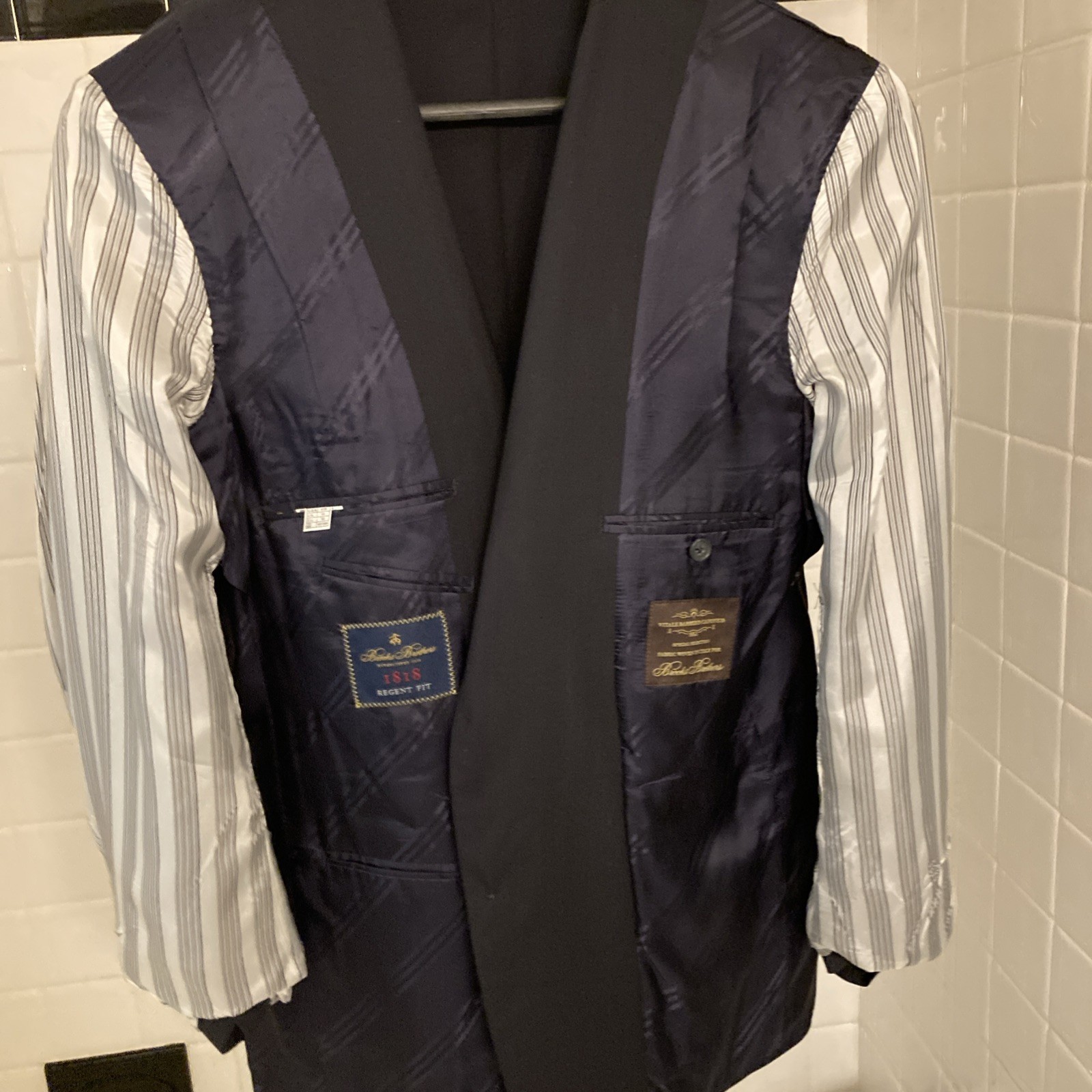 Brooks Brothers 1818 Blazer 41R Regent Fit Vitale Barberis Canonico Wool Italy