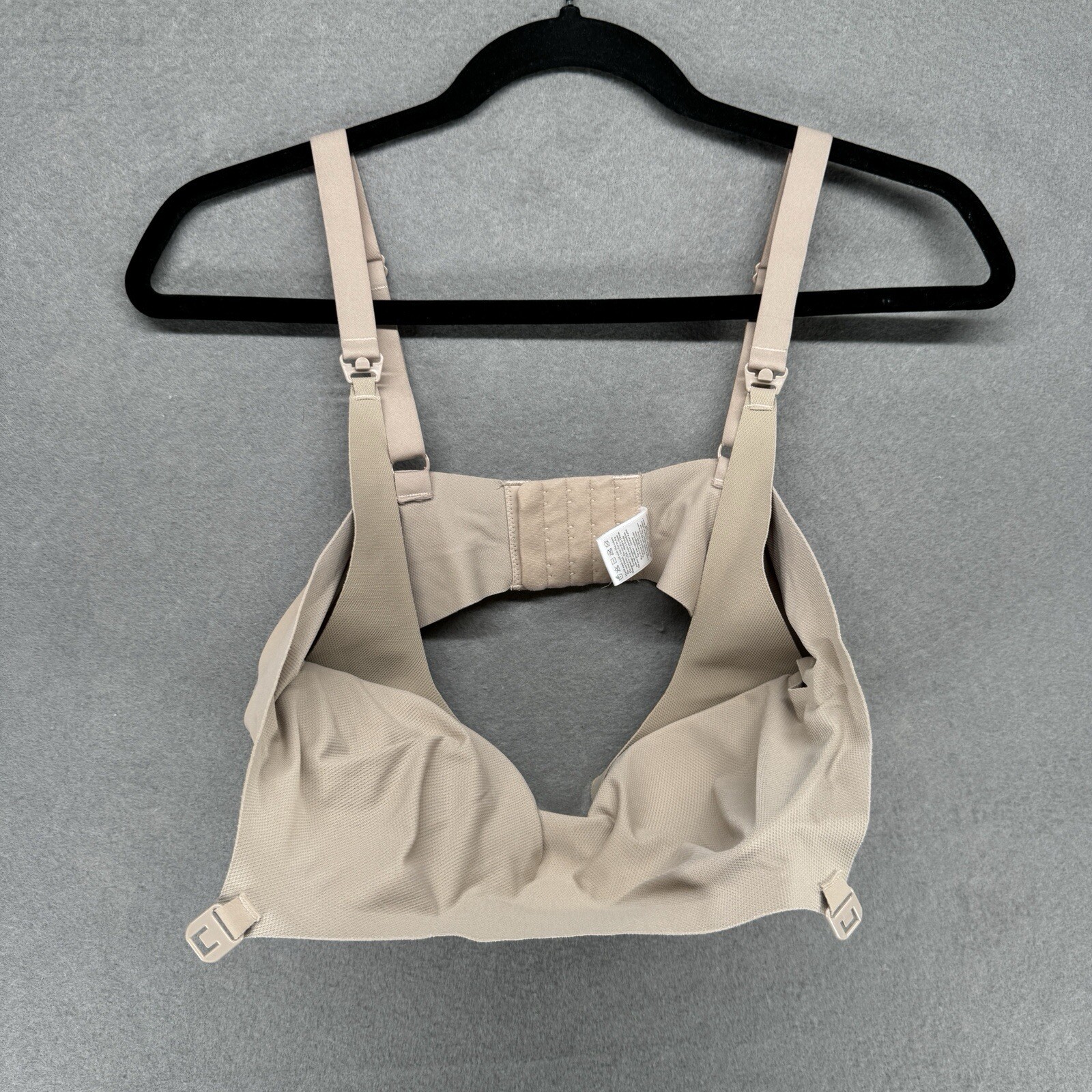 Belly Bandit Bra Size Medium Nude Tan Leak Resistant Nursing Wire Free Padded *