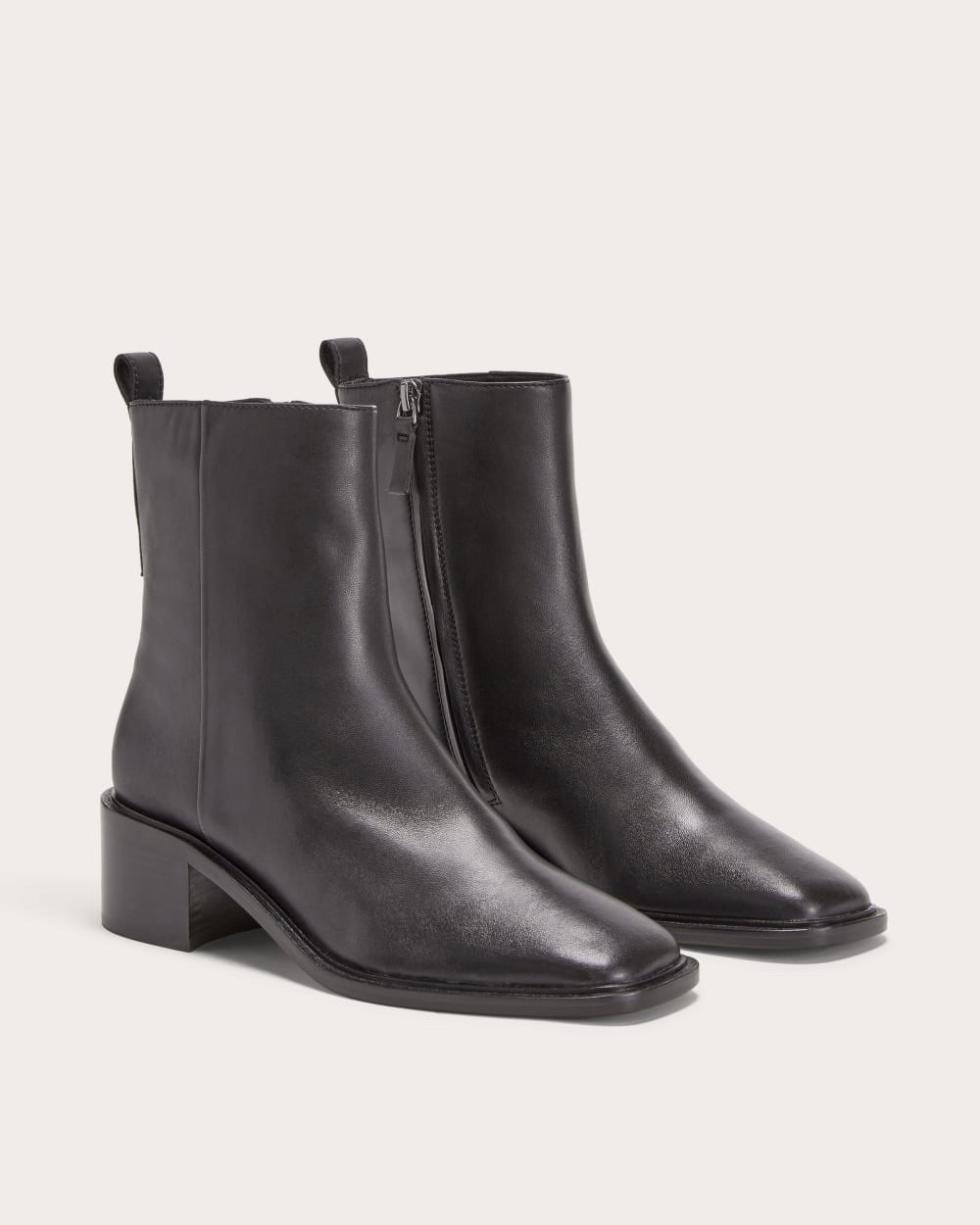 Everlane The City Boot in Black Leather Women’s Size 10 NWB