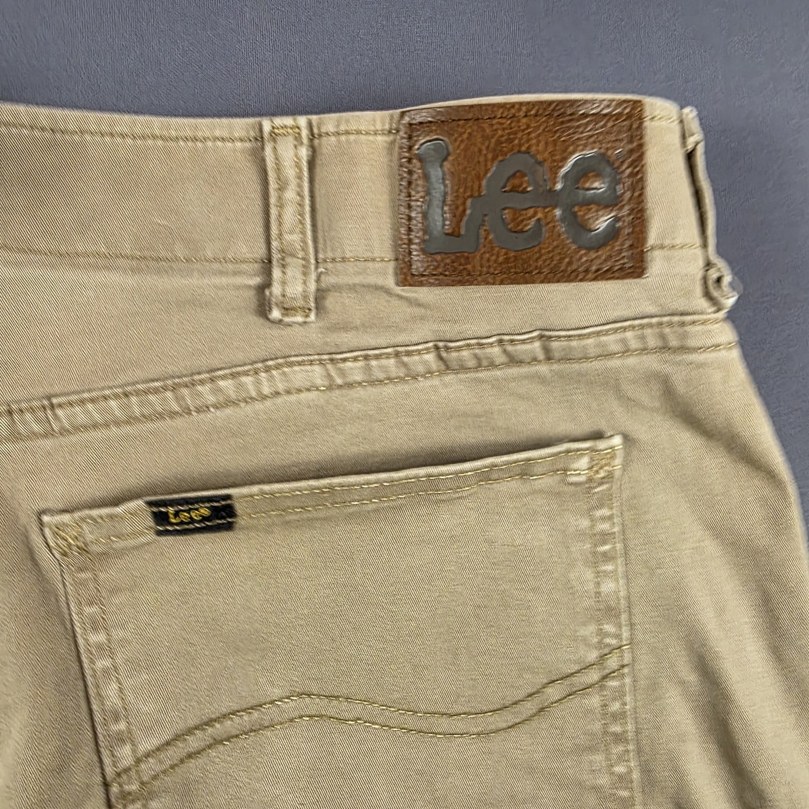 Lee Extreme Motion Performance Series Khaki Pants Men’s 38×27 Straight Fit