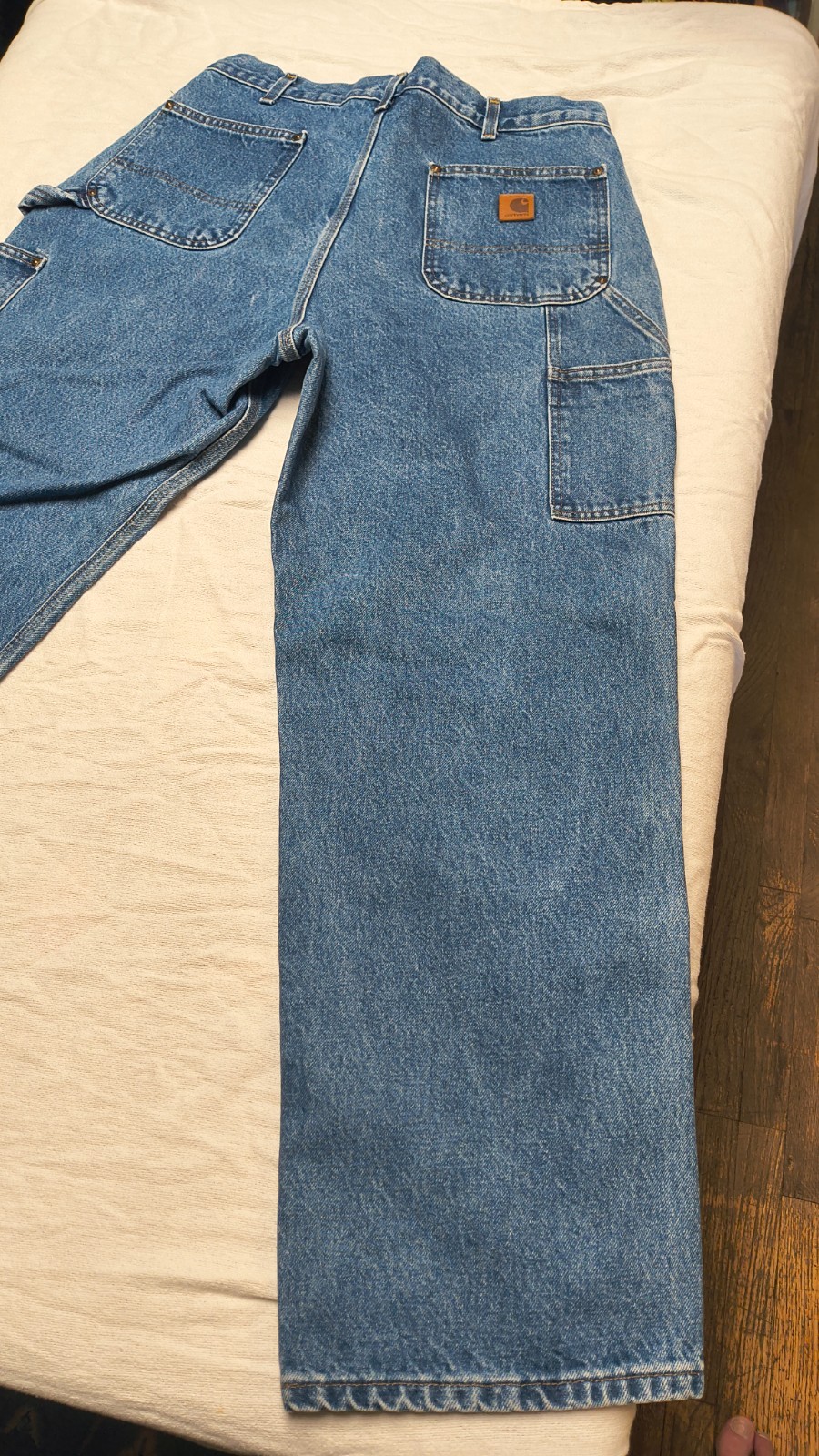 Carhartt Relaxed Fit Rugged Flex Utility Logger Jeans Mens 38×30 dungarees