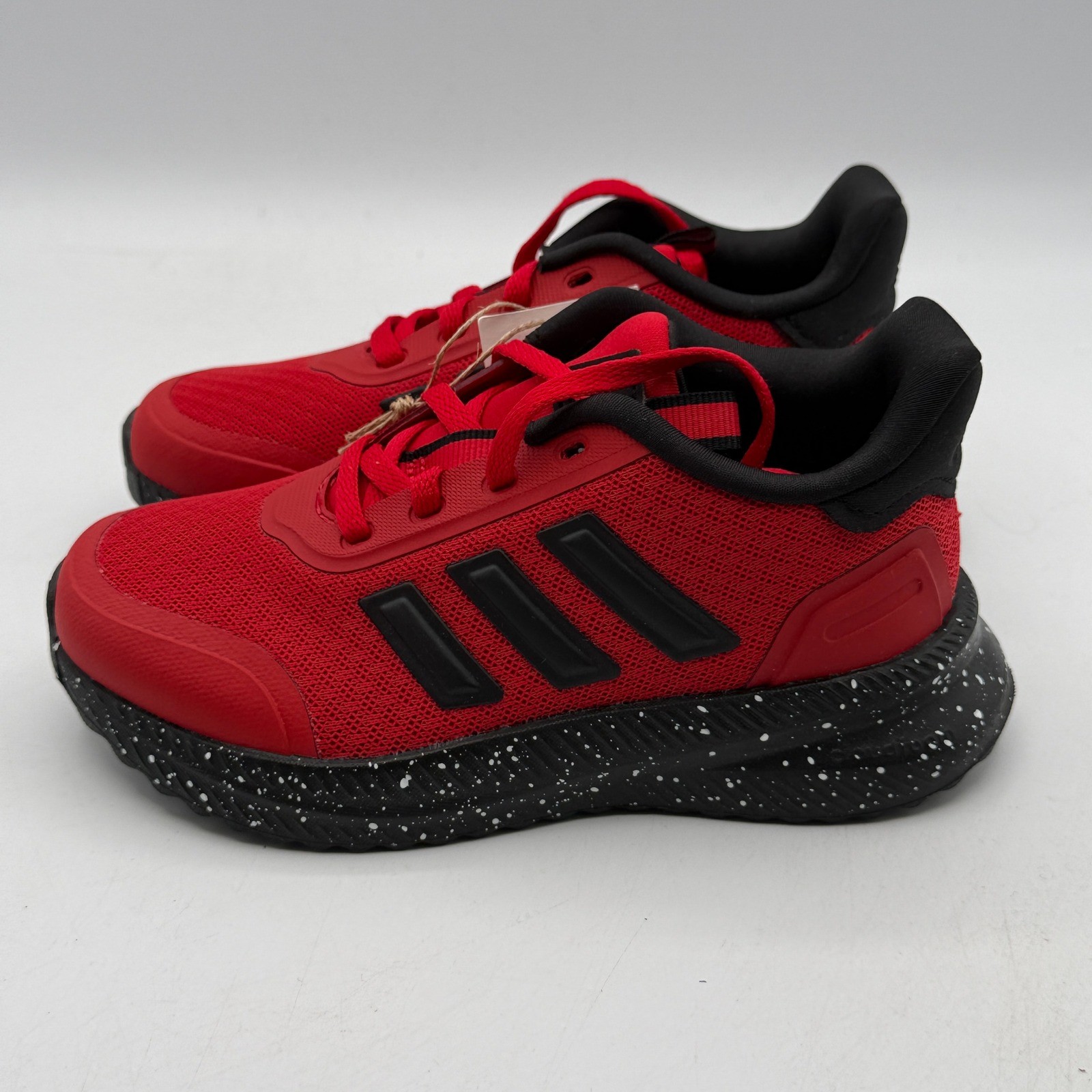 Adidas X_PLRPATH K Kids Size 11K Red Black Speckled Cloudfoam JI0481