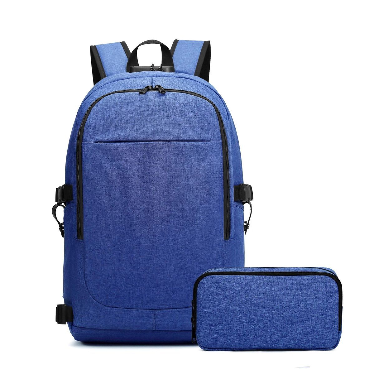 Varietyathletics 19″ Laptop Backpack and Organizer Case Set USB Headset Port