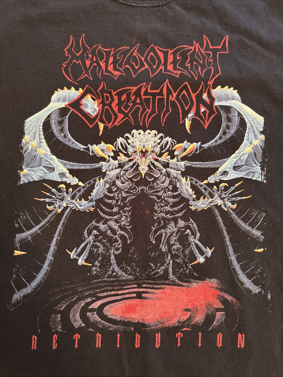 Official Vintage Malevolent Creation M Medium Tee Shirt Death Metal