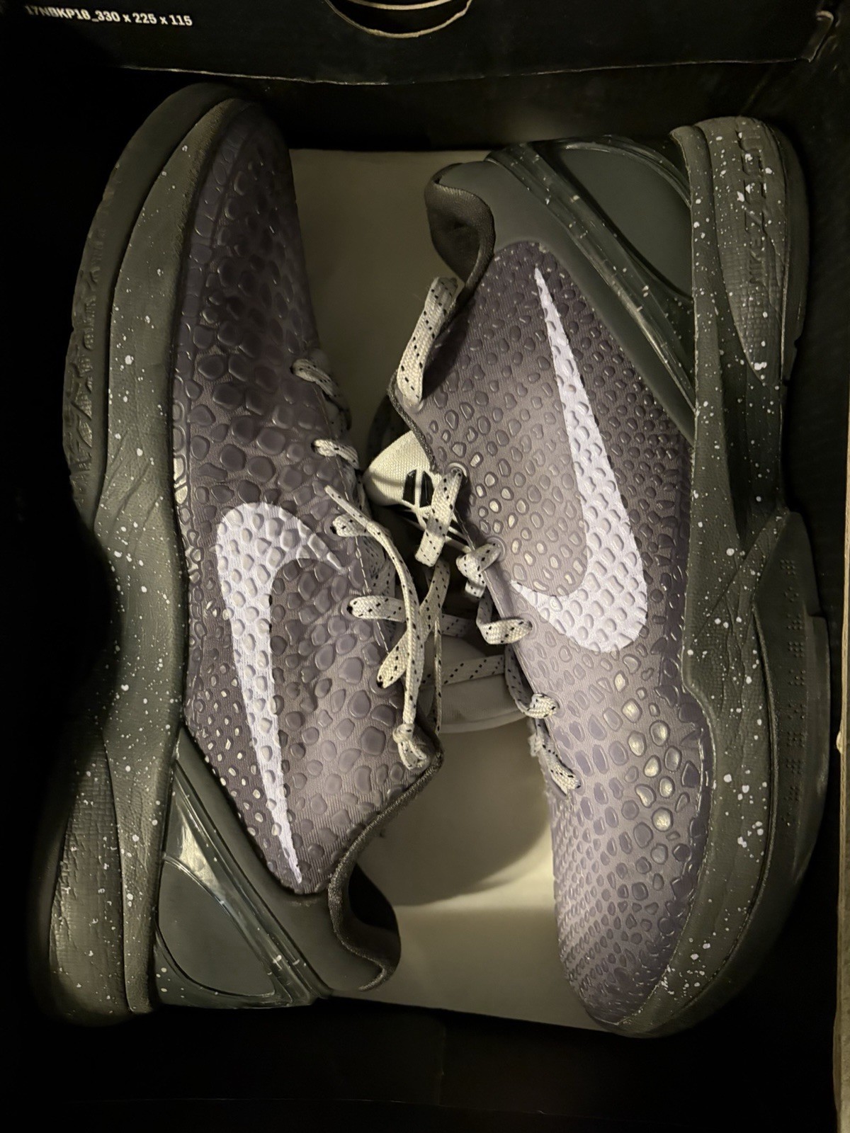 Nike Kobe 6 Protro EYBL Men’s Purple Sneakers Size 9 Used with Box
