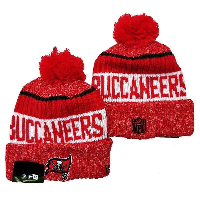Tampa Bay Buccaneers Sport Knit Beanie Winter Pom Hat Adult One Size Fits Most