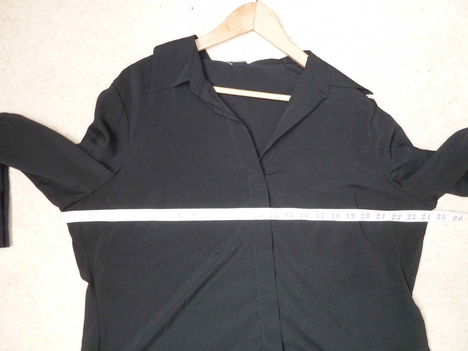 FINERY DESIGNER LONDON black Collared blouse Size 20 22