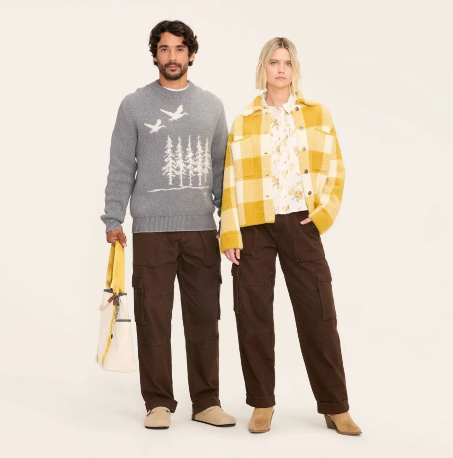 Woolrich x Target Cargo Pants Unisex Mid-Rise Slouchy Straight Leg