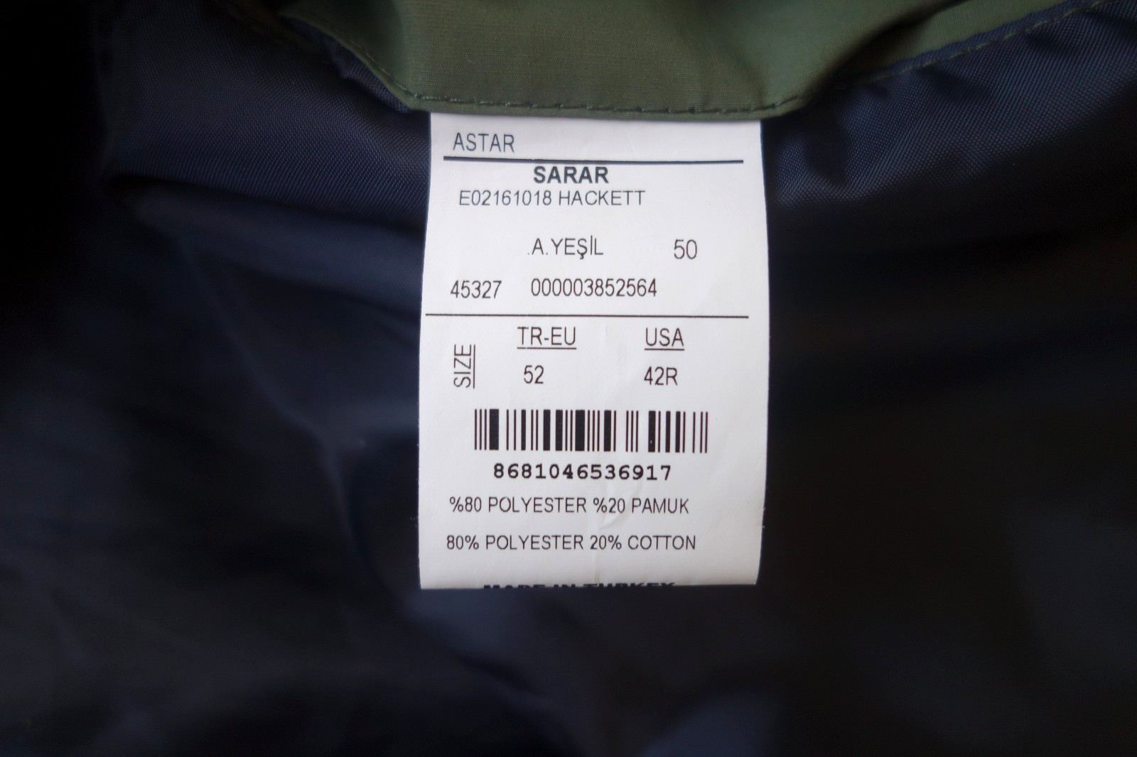 high quality _ classic vintage SARAR jacket blouson men jacket windbreaker 52 TOP
