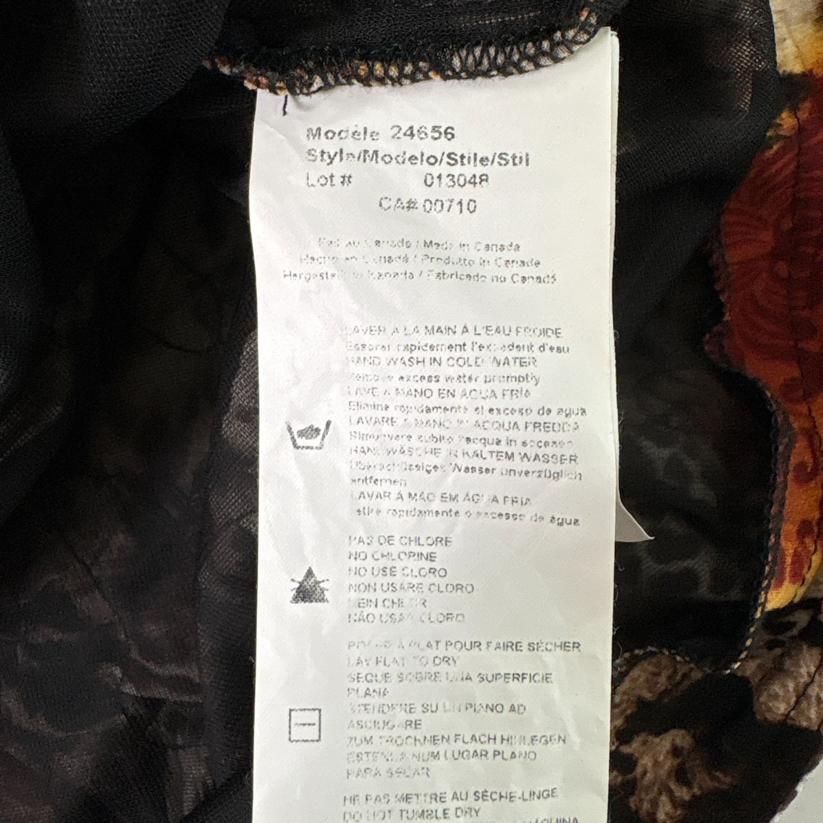 Joseph Ribkoff Jacket Womens Size 16 Brown Black Animal Print Sequin Zip Ruched