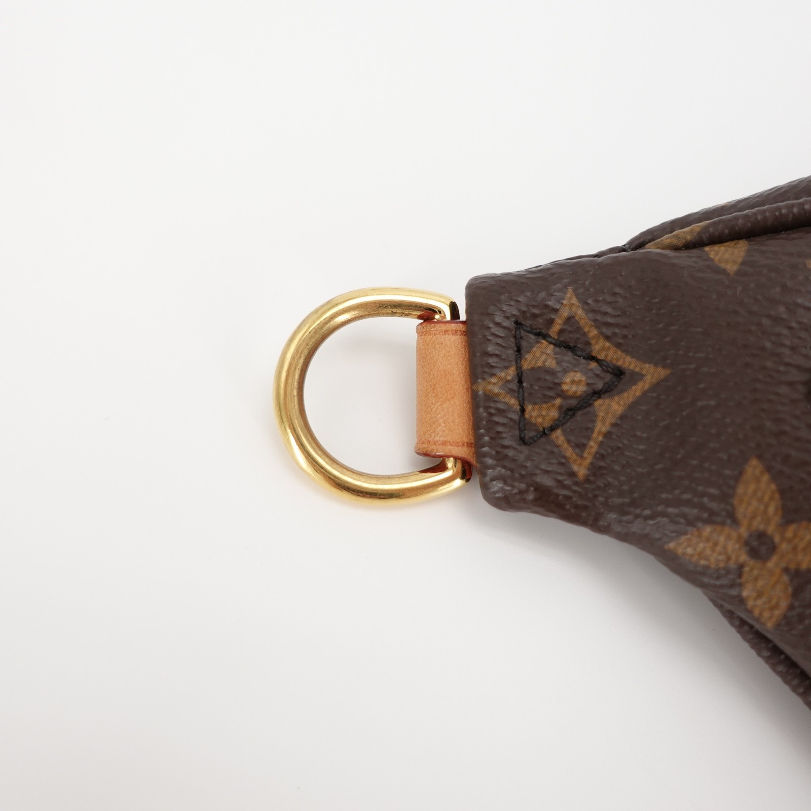 Louis Vuitton High Rise Brown Monogram Canvas Bumbag Waist Shoulder Belt Bag