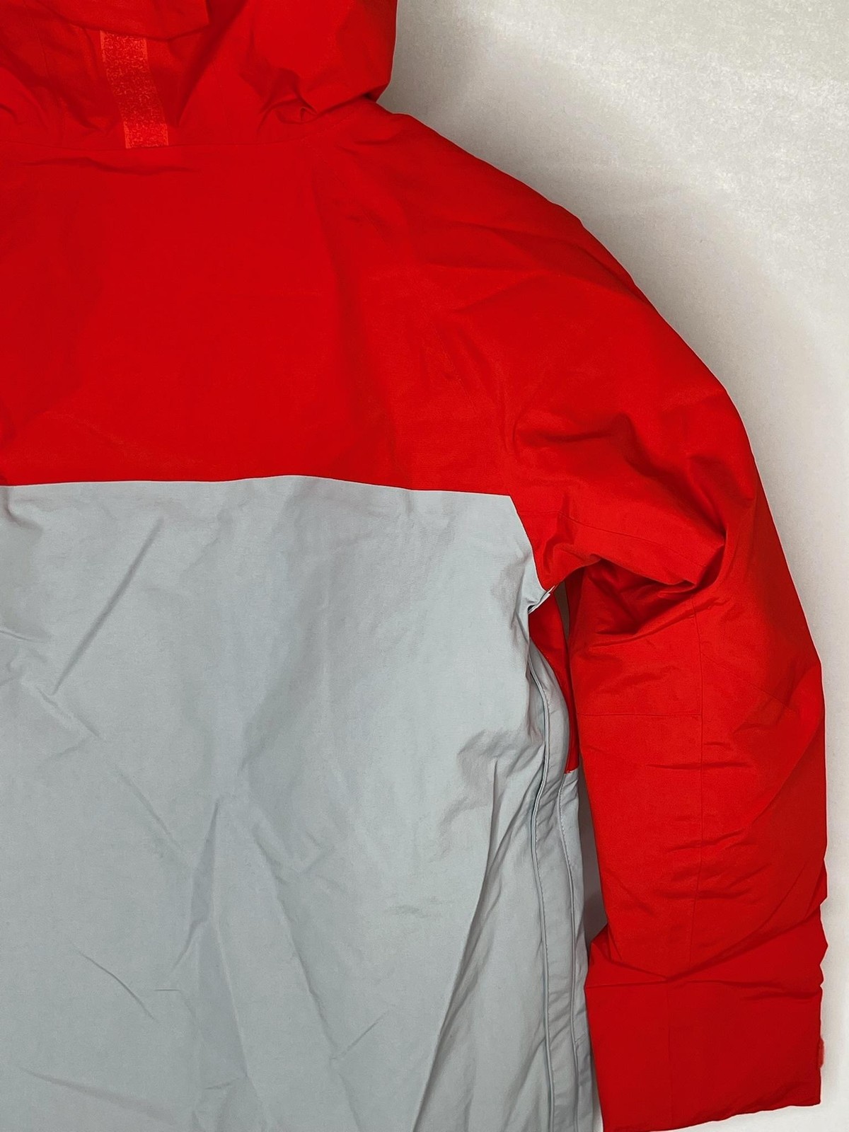 Burton K Frostner Anorak Jacket Youth 10 Red Gray Insulated Ski Pullover NEW