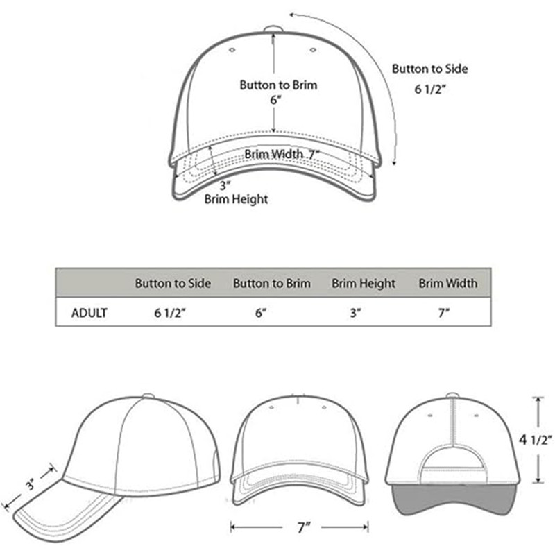 Cotton Baseball Cap Ball Dad Hat Adjustable Plain Solid Washed Men Washed PC