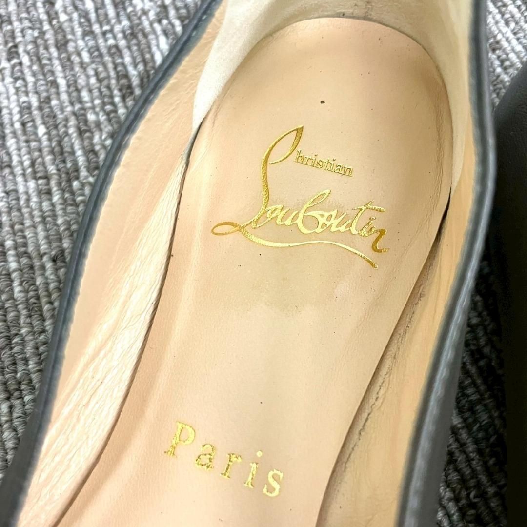 Christian Louboutin Leather Flat Shoes Pumps Size 35.5 (22.5cm) EU 35.5 US 5.5