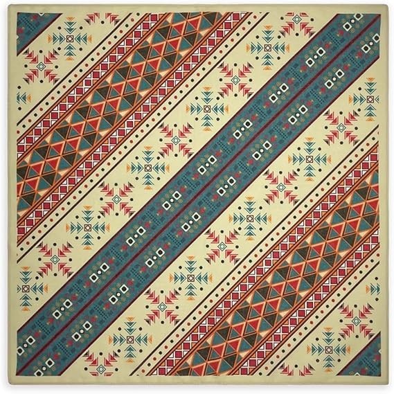 Bycc Bynn 4-Pack 100% Cotton Bandana Set, Vintage Graphic Print, 22×22 inches