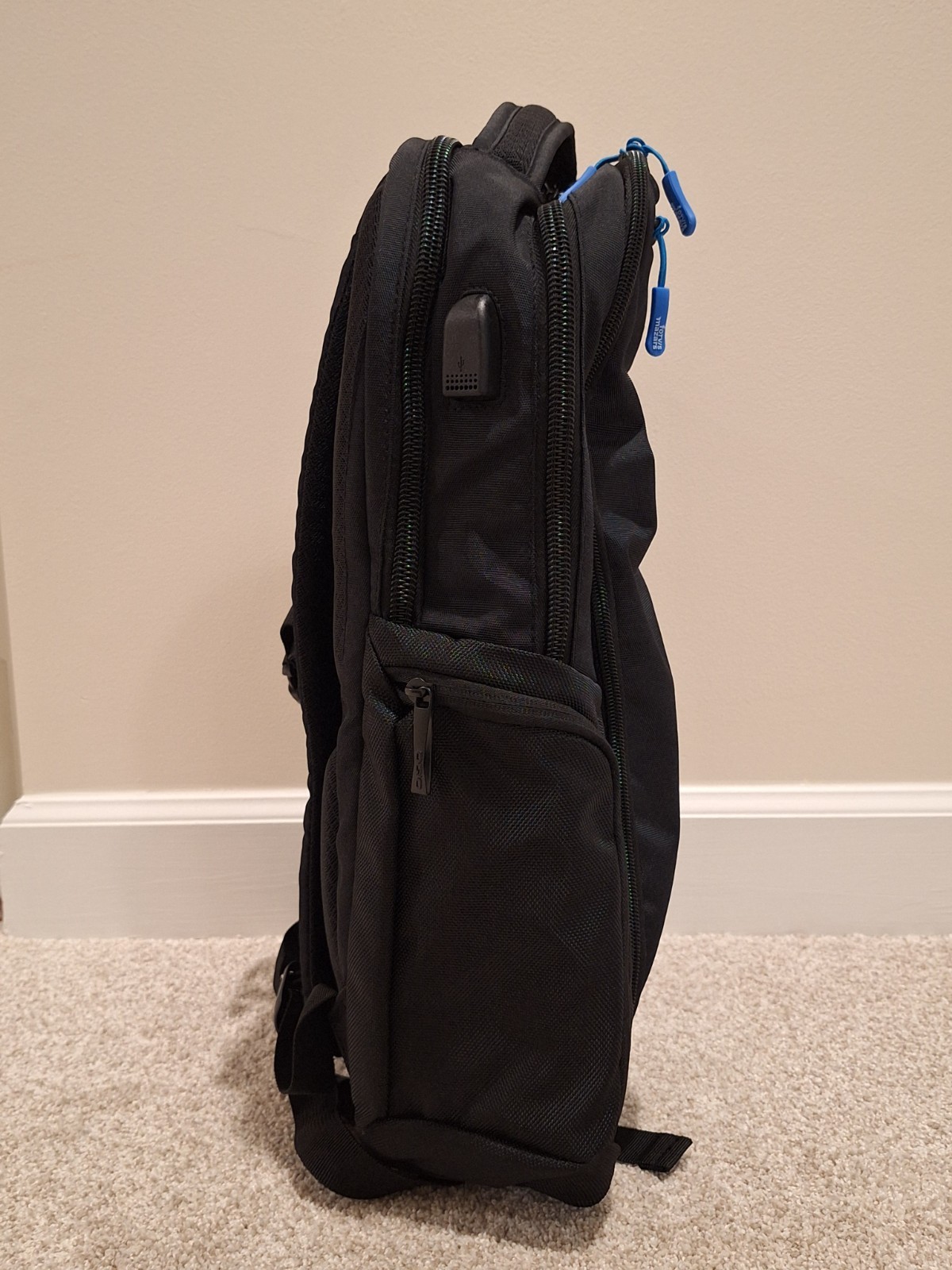 New 91008 OGIO Connected Book Pack Black with Grey inserts poly two-tone NWT