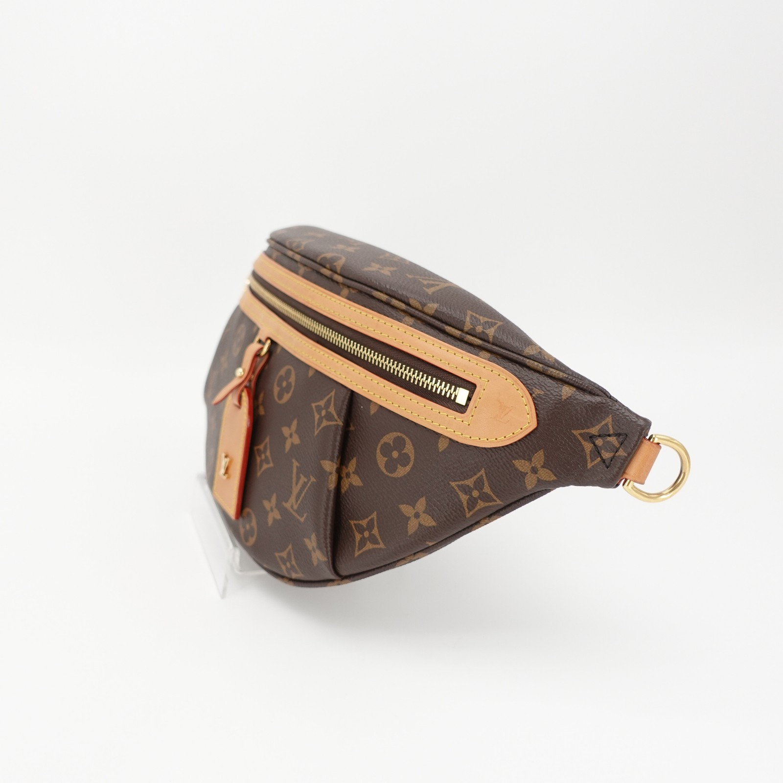 Louis Vuitton High Rise Brown Monogram Canvas Bumbag Waist Shoulder Belt Bag