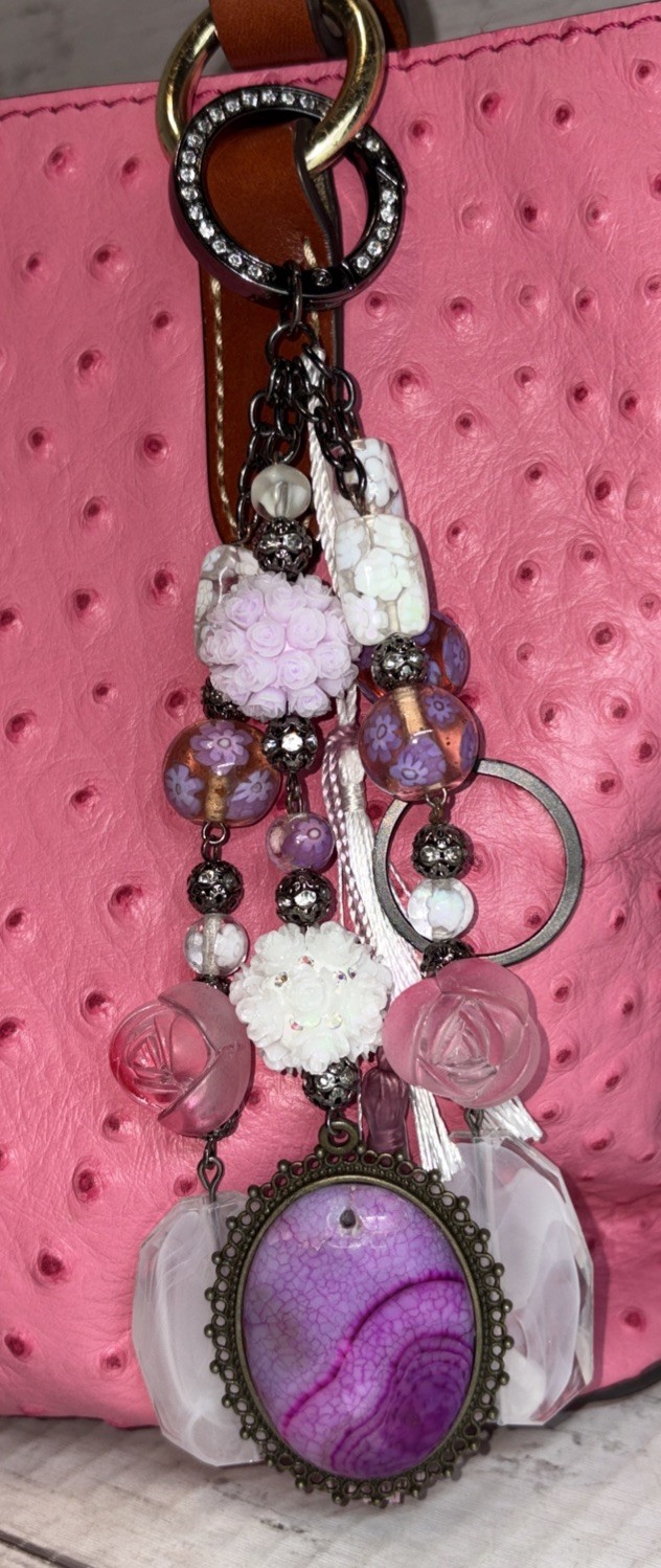 Purse Charm✨Bag Charm✨Bag Swag✨Handmade Bling Keychain✨Handbag Jewelry✨NWT