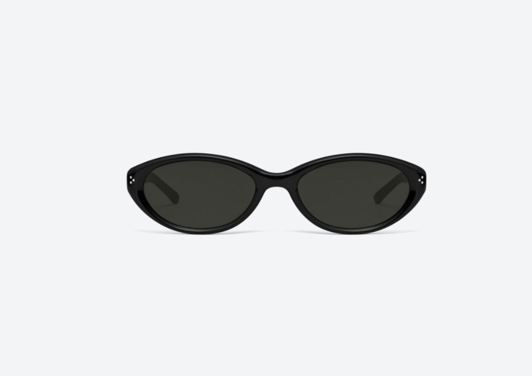 Gentle Monster Cuscus 01 Black Oval Sunglasses Acetate Unisex 145mm