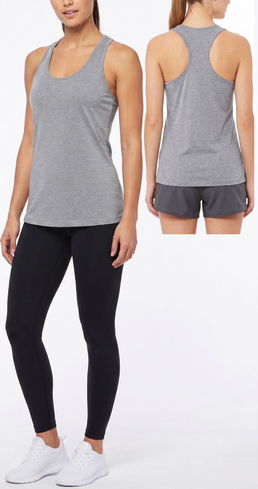 Womens 100% Soft PRESHRUNK COTTON Ladies Jersey Racerback Tank S-2XL Relaxed Fit