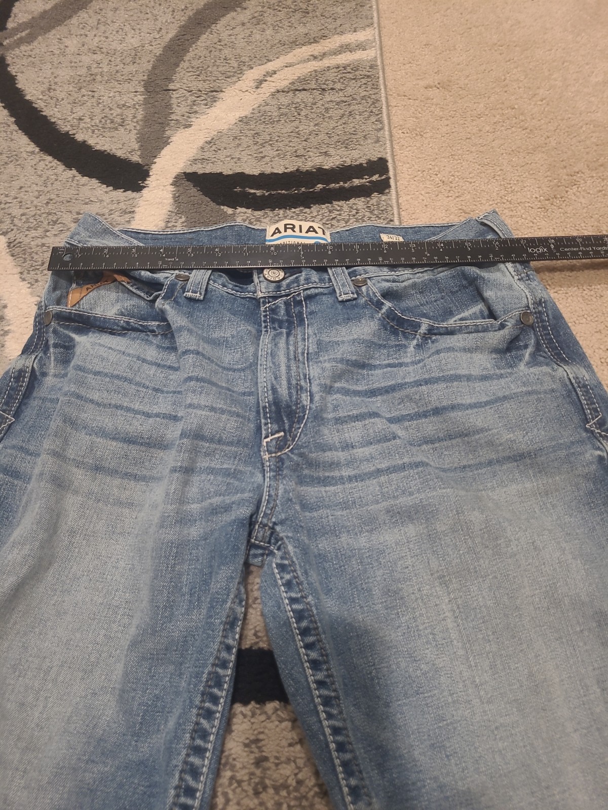 Ariat M2 Traditional Relaxed Boot Cut Jeans Mens 34×32 Med Wash Denim Shasta